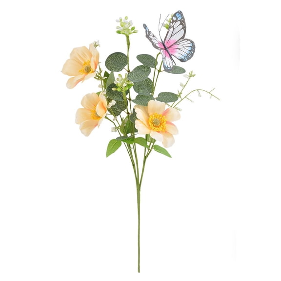 Artificial Butterflies Decor Butterflies Flower Branches Butterflies Stakes Arrangements Artificial Butterflies Simulation Branch