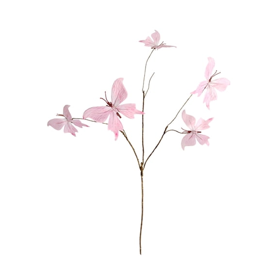 Artificial Butterfly Branche, Simulation Branch Stems with Fake Butterfly Floral Arrangement for Outdoor Indoor Garden Porch Window Box Home Wedding