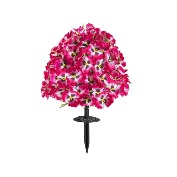 Artificial Butterfly Orchid Ground Insert - Plastic Flower, Wedding Scene Decoration, Garden Outdoor Decor, Courtyard Landscape Flower