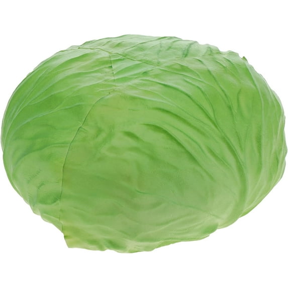 Artificial Cabbage Kitchen Display Props Faux Realistic Vegetables Fake Simulation Soft PU Food Home Showcase Display Decoration Photography Props