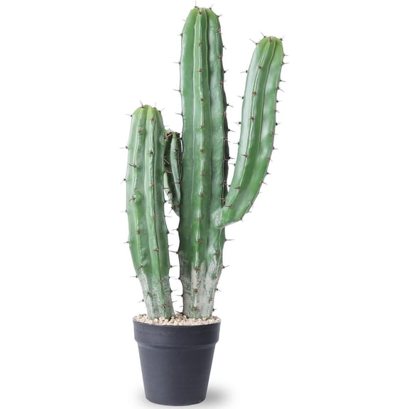 Artificial Cactus Big Cactus 25 Inch Faux Cacti for Garden Office Store Decoration
