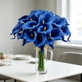 thumbnail image 1 of Artificial Calla Lily 35cm Soft Fake Flower Wedding Bouquet Decor 10pc, 1 of 7