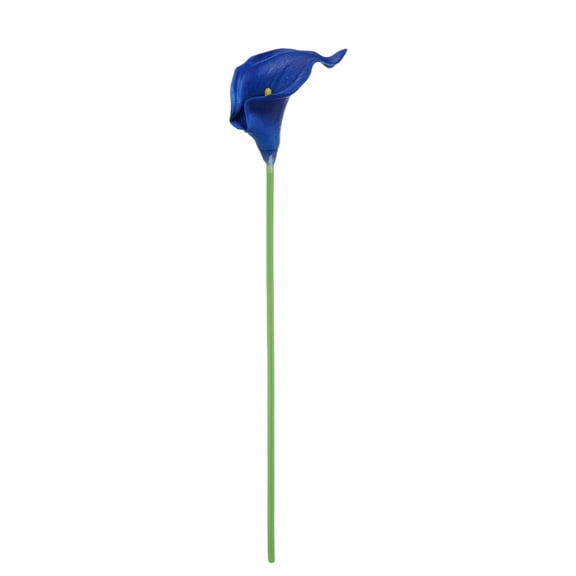 Artificial Calla Lily Flower With Pu Material, Realistic Single Stem For Wedding Centerpiece And Home Decor, Kitchen Table Decoration With Plastic Stem