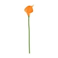 thumbnail image 1 of Artificial Calla Lily, Ongmies Simulation Flower High End New Living Room 10 Calla Simulation Flower Flower Holding Flower Wedding, Orange, 1 of 9