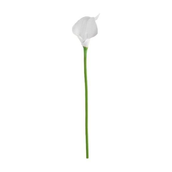 Artificial Calla Lily, Ongmies Simulation Flower High End New Living Room 10 Calla Simulation Flower Flower Holding Flower Wedding, White