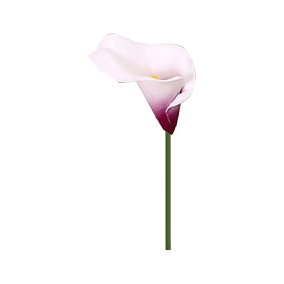 Artificial Calla Lily Silk Flowers, 1Pc Calla Lily Bridal Wedding Bouquet Lataex Real Touch Artificial Flower Home Party Decor for Home Kitchen Wedding Table Decoration, 14.17 Inch, C
