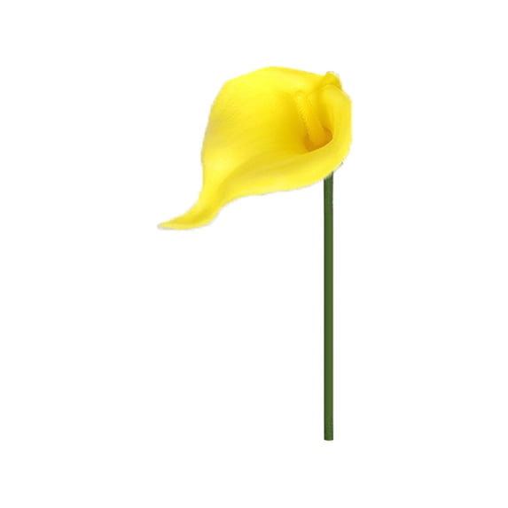 Artificial Calla Lily Silk Flowers, 1Pc Calla Lily Bridal Wedding Bouquet Lataex Real Touch Artificial Flower Home Party Decor for Home Kitchen Wedding Table Decoration, 14.17 Inch, A