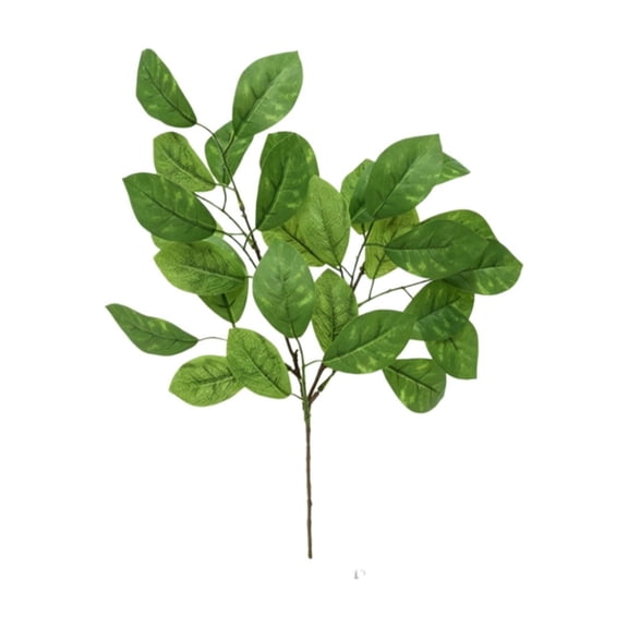 Artificial Camellia Leaf Stems 6 Pcs 18.9 Inch for Vase, Greenery Branches for Floor Vase, Silk for Home Office Wedding Table Centerpiece Indoor Farmhouse Decor, Artificial Decor
