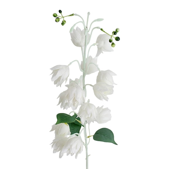 Artificial Campanula Flower Fake Bellflower Plant For Home Dining Table Centerpiece Wedding Outdoor Decor