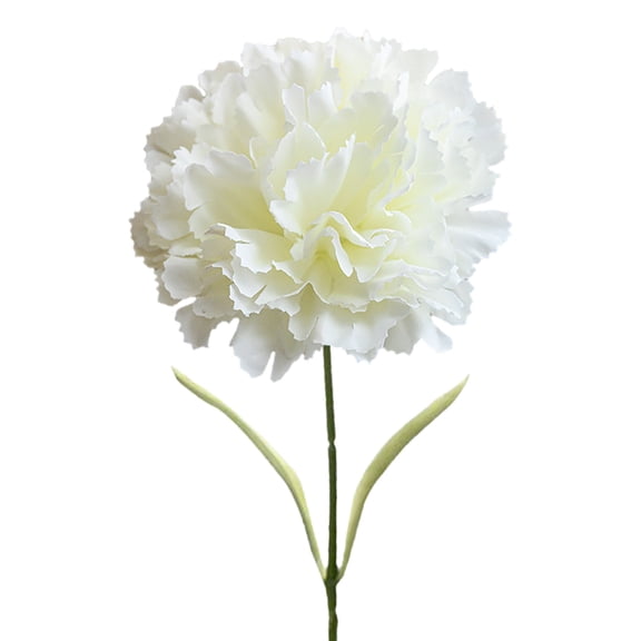 Artificial Carnation Flower, Carnation Artificial Silk Flower Pick, Silk Faux Flowers for Floral Arrangements, Wedding Bouquets, DIY Crafts - 1 Pc, 16.34"