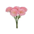 thumbnail image 1 of Artificial Carnation Flowers - 5pcs per bunch Silk Flowers with Stems for Home Decor,Wedding, Bridal Bouquet, Anniversary, Birthday and Floral Arrangements Pink, 1 of 4
