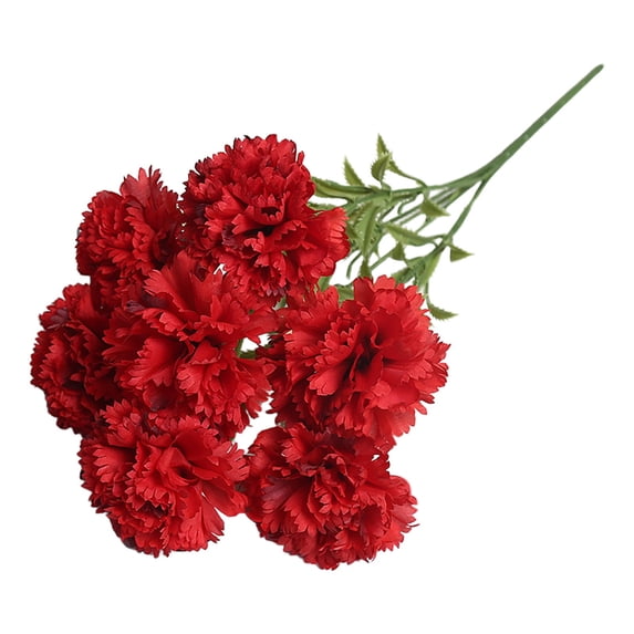 Artificial Carnation Flowers Bouquets For Wedding Home Garden Decoration Table Centerpieces Arrangements Bulk Faux Carnations Bulk
