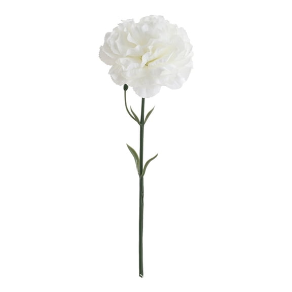 Artificial Carnation Stems, Realistic Faux Silk Flower Picks with Multi Layer Petals, Flexible Plastic Stems for Home Decor and Wedding Bouquets Floral Arrangement