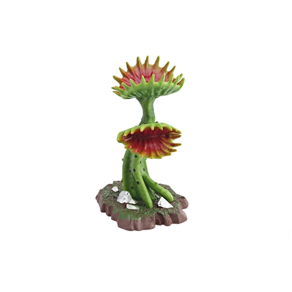 Artificial Carnivorous Plant Set - Fake Venus Flytrap Model for Terrarium, Sand Table, and DIY Decor