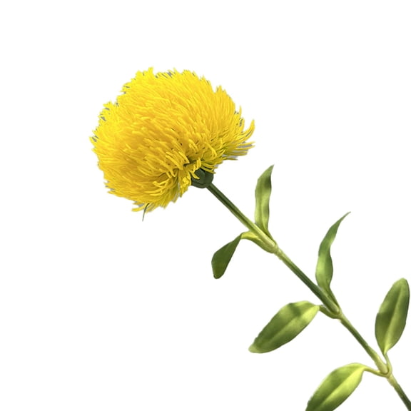 Artificial Caryophyllus Flower, Hair Ball with Fringed Layered Petals, for Wedding Decor, Home Living Room, Table Centerpiece, Shelf