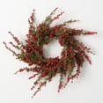 thumbnail image 1 of Artificial Cedar Berry Mini Accent Wreath Multicolor 20"H, 1 of 3
