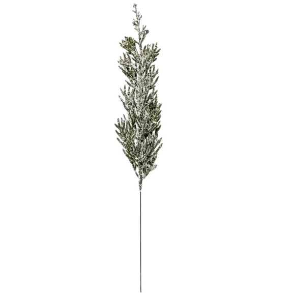 Artificial Cedar Branch Spray Realistic Decorative Faux Plant for Indoor Outdoor Home Office Party Event Wedding Arrangement