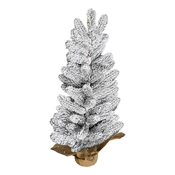 Artificial Cedar Christmas Tree – 32.6inch Small Tabletop Holiday Decoration with Multicolor Ornaments for Indoor Home Landscaping, Entryway, or Fireplace Decor