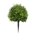 thumbnail image 1 of Artificial Cedar Shrub Ball Trees Artificial Shrub Bushes with Ground Spike Outdoor Artificial Plants Resistant to UV Rays, 1 of 7