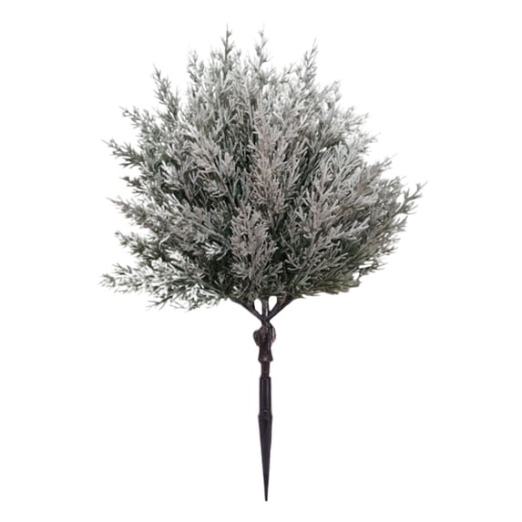 Artificial Cedar Topiary Tree, UV Resistant Fake Cypress Plant, Faux Evergreen Bush with Ground Stake for Outdoor Patio Garden Yard Decor
