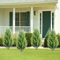 thumbnail image 1 of Artificial Cedar Topiary Trees with Ground Spike Outdoor Faux Plants Shrubs Bushes for Garden Porch Patio Decor Realistic Landscaping Evergreen Decorations, 1 of 5