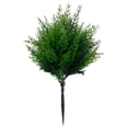 thumbnail image 1 of Artificial Cedar Topiary Trees with Stakes for Outdoor Christmas Decorations, Realistic Fake Cedar Trees for Front Porch Garden, Festive Holiday Entryway Decor, Artificial Green Plant Cutting *1 Stem, 1 of 9