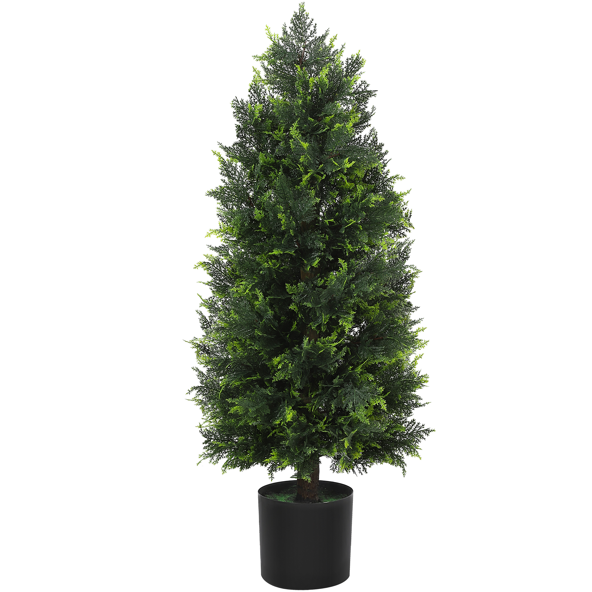 Artificial Cedar Topiary Trees, UV Rated Potted Plants, Artificial