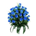 thumbnail image 1 of Artificial Cemetery Flowers, Gravesite Decoration Roses, Memorial Bouquets with Cemetery Vase, Vibrant and Long-Lasting Colors C ZZyuan, 1 of 6