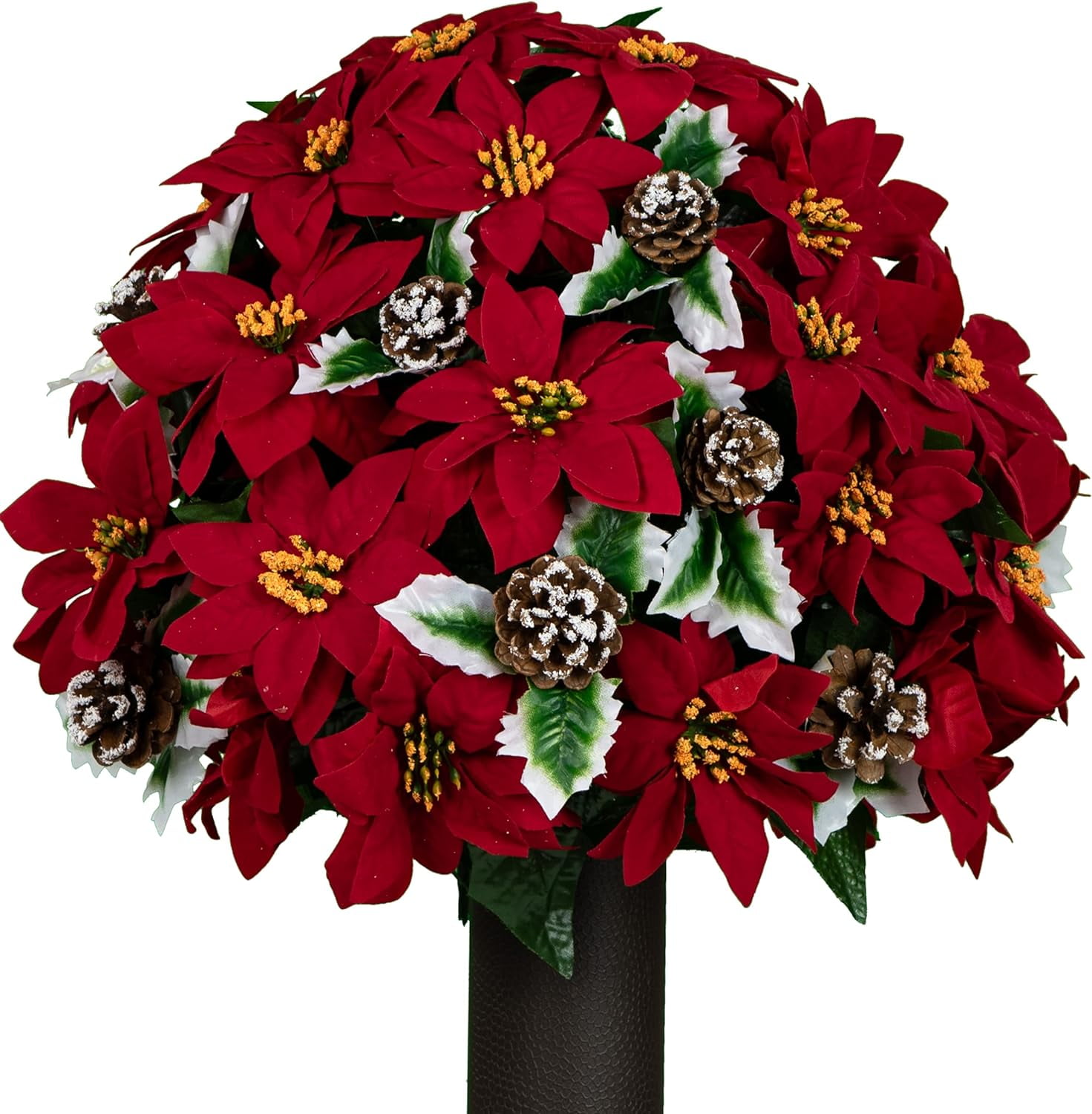 Artificial Cemetery Flowers Realistic Outdoor Grave Decorations