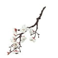 thumbnail image 1 of Artificial Cherry Blossom Branches Flowers Silk Peach Blossoms Fake Apple Flowers Bulk Fake Cherry Blossom Decor Long Stem Floral Arrangements, 1 of 7