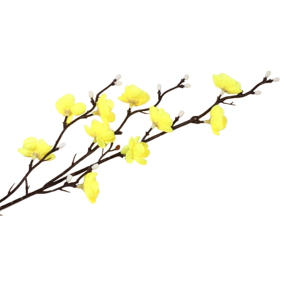 Artificial Cherry Blossom Branches, Multi-Color Fake Spring Flowers Stems, Faux Floral Picks for Vase Arrangements, Realistic Branches for Wedding Table Centerpieces Home Decor