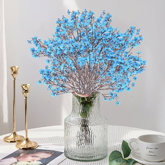 Artificial Cherry Blossom Branches for Home Decor 50cm Faux Peach Blossom Stems Zen Style Tea Room Floral Arrangement Set of 10