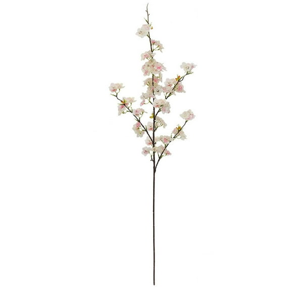 Artificial Cherry Blossom Flower Stem Pink Silk Floral Arrangement For Home Decor Wedding And Event Decoration