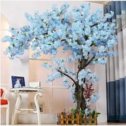 Artificial Cherry Blossom Tree Blue Lilac Blossom Tree for Wedding Arch Decoration Home Decoration 6FT Extending 4.6FT