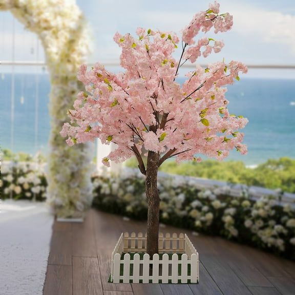 Artificial Cherry Blossom Trees Light Pink Fake Sakura Flower Pink Sakura Tree