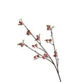thumbnail image 1 of Artificial Cherry Flower Artificial Cherry Blossom Branches Flowers Fake Apple Blossom Flower Long Stem Silk Vase Arrangements for Wedding Home Indoor Outdoor Decor Red, 1 of 8