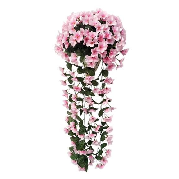 Artificial Chlorophytum Bouquet - Silk Faux Spider Plants for Wall Decor Fence Screen Hedge - 200 Flower Heads 27.6 Inch Length - UV Blocking Privacy Screen for Balcony Courtyard Garden