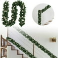 thumbnail image 1 of Artificial Christmas Garland with Balls,Red Berries and Pinecones,Holiday Garland for Fireplace,Stairs,Door Decor,Indoor Outdoor Christmas Decorations with Glitter Balls for Festive Home Celebration, 1 of 6