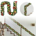 thumbnail image 1 of Artificial Christmas Garland with Balls,Red Berries and Pinecones,Holiday Garland for Fireplace,Stairs,Door Decor,Indoor Outdoor Christmas Decorations with Glitter Balls for Festive Home Celebration, 1 of 6