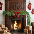 thumbnail image 1 of Artificial Christmas Garland, Norfolk Pine Garland for Fireplace Mantle, Holiday Greenery Decor for Table Wall Decor(Green), 1 of 6