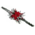 thumbnail image 1 of Artificial Christmas Mailbox Swag, Mailbox Christmas Decorations with Red Berry Clusters Pinecones, for Xmas Holiday Home Decor, 1 of 3