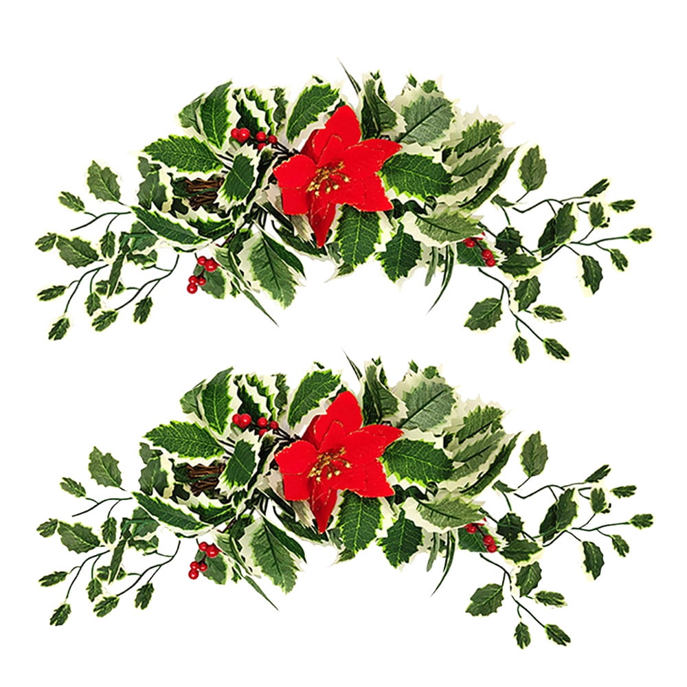 Artificial Christmas Swags for Front Door, Greenery Christmas Swag