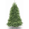 thumbnail image 1 of Artificial Christmas Tree, 7.5Ft Premium Unlit Hinged Design, Dense Branches Realistic Holiday Décor​ w/Easy Assembly, Base, 1 of 1