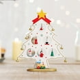 Artificial Christmas Tree DIY Mini Christmas Tree Desktop Wooden