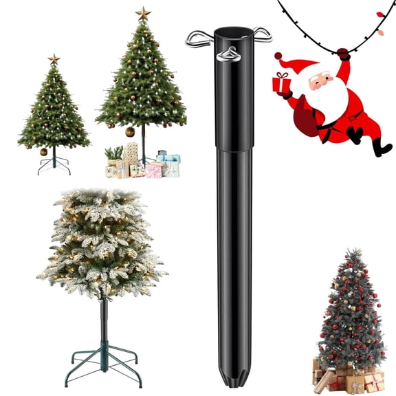 Artificial Christmas Tree Height Extender Christmas Tree Christmas Tree Base Extension Pole With 3 Fixing Screws Make Christmas Tree Taller christmas door decorations