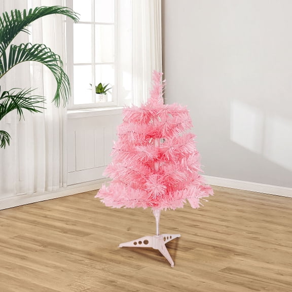 Artificial Christmas Tree,Hinged Spruce Holiday Christmas Tree For Home Office And Xmas Party Decoration, Artificial Pine Tree With Detachable Stand And Lush Branch Tips For Indoor Holiday Display