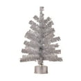 thumbnail image 1 of Artificial Christmas Tree, Mini LED Rotating Tree, Decorative Desktop Lighting Tree, Flexible Branches, Home Office Holiday Decor, Gift Idea, 1 of 7