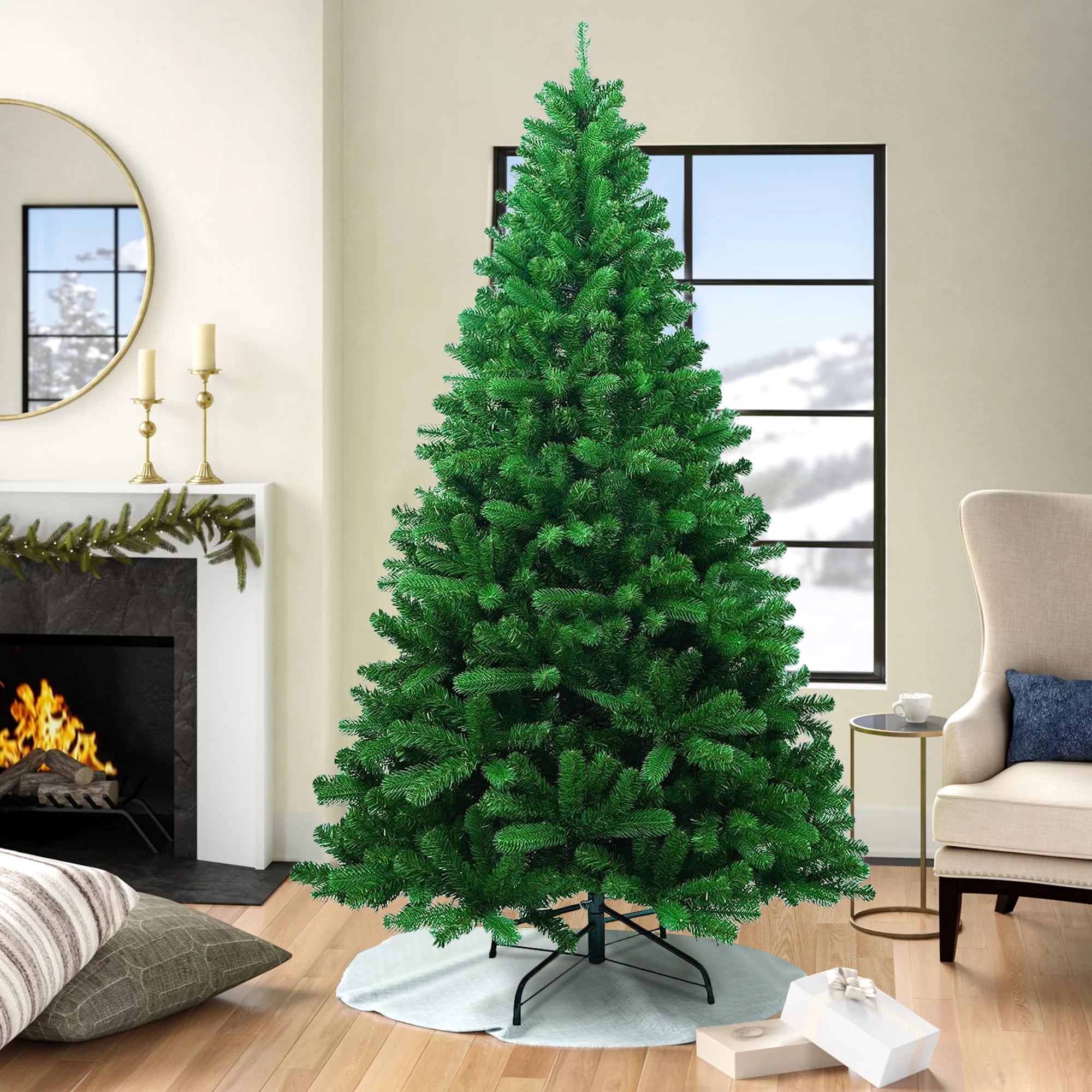 Artificial Christmas Tree, New Upgraded 6FT Christmas Tree with Lush