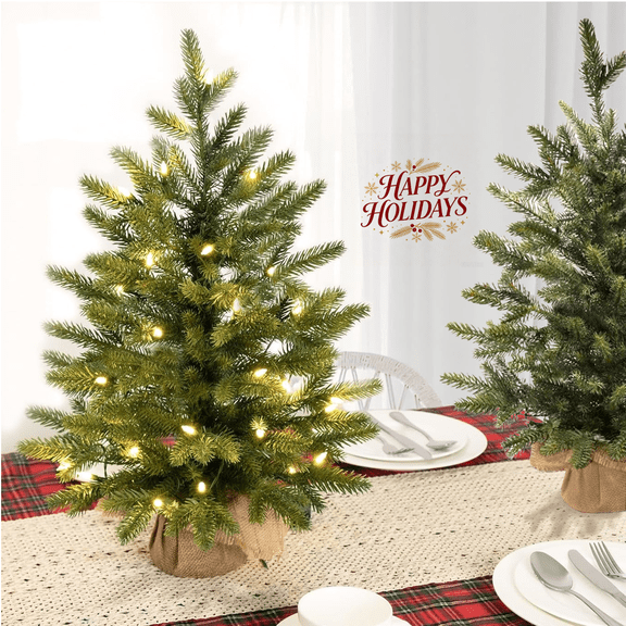 Artificial Christmas Tree, PreLit Options, Dense FlameRetardant EcoFriendly Xmas Tree for Indoor Home Decor for Christmas, Winter & New Year Holiday Celebrations
