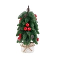 thumbnail image 1 of Artificial Christmas Tree With Base Small False Tree Crafting Displaying Decoration for Tabletop Party Decorations, 1 of 7